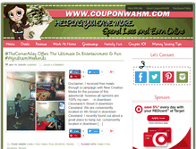 Tablet Screenshot of couponwahm.com